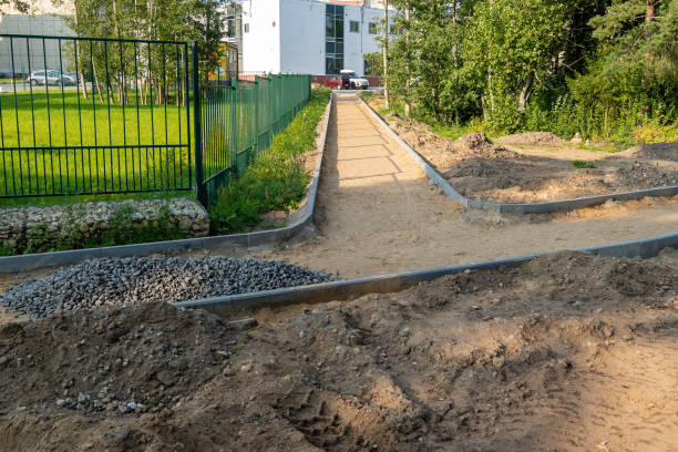 Création d’allée — terrassement et préparation du sol